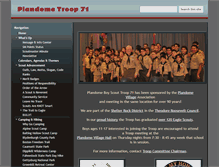 Tablet Screenshot of plandometroop71.com